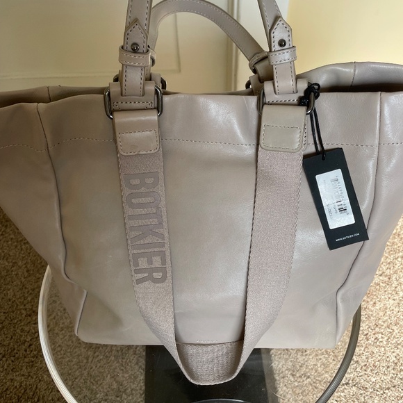 NWT Botkier light grey leather Bedford Tote - Picture 2 of 9